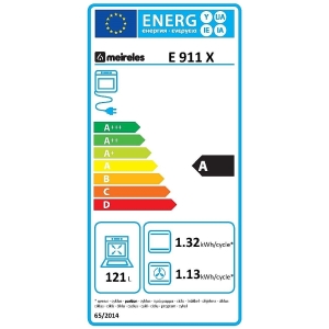 FOGÃO MEIRELES 90CM MONZA E911X GÁS BUTANO/PROPANO